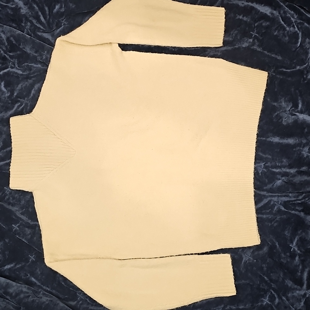 Madewell Mockneck Pullover Wool Sweater - XS